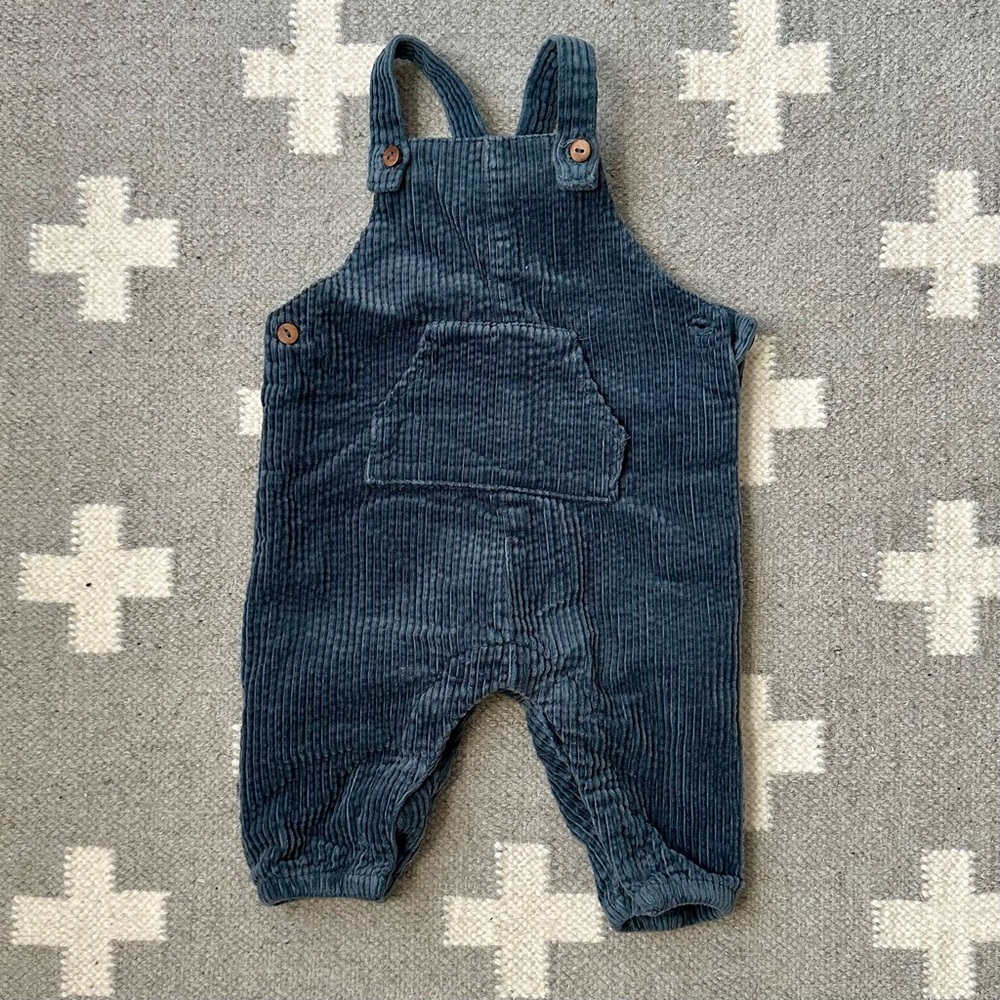 Zara Pocketed Corduroy Overalls